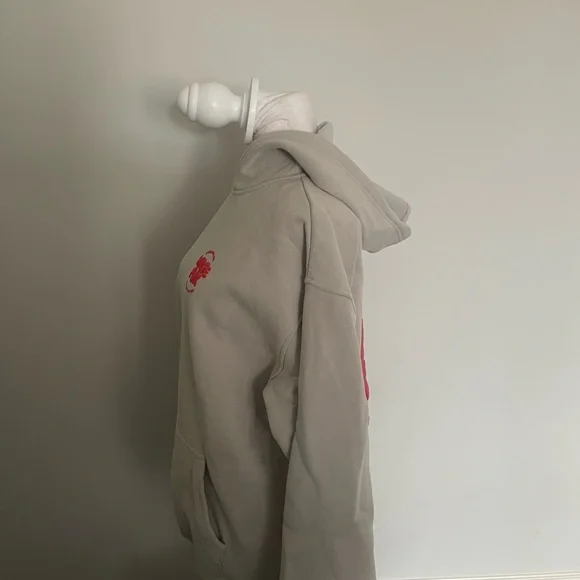 white fox made with love oversized hoodie - Picture 2 of 5